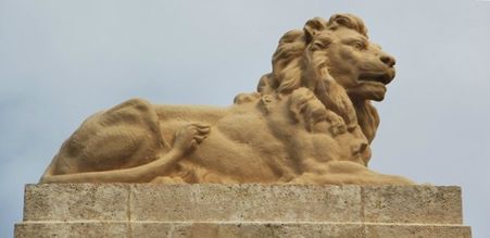 le lion du château Léoville-Lascases